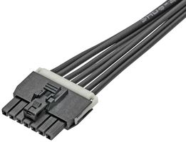 MOLEX 145130-0700. CABLE ASSY, NANO-FIT 7P RCPT-RCPT, 3"