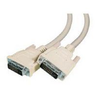 STELLAR LABS 83-9959 6.2 Ft DVI-I Dual Link Cable Male to Mal