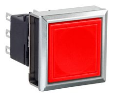 IDEC LBW7MB-M1T5R PB SWITCH, SPDT, 250VAC, 5A, QC/SOLDER