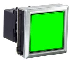 IDEC LBW7MP-1T04G PILOT LIGHT, GREEN, 24VAC/DC
