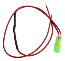 MALLORY SONALERT FL1P-6QW-1-G3V LED GRN 6MM SNAP 3VAC/DC STK £