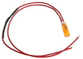 MALLORY SONALERT FL1P-6QW-1-Y12V LED YEL 6MM SNAP 12VAC/DC STK £