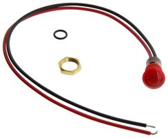 MALLORY SONALERT FL1P-8NW-1-R2V LED RED 8MM NUT 2VAC/DC STK £