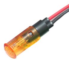 MALLORY SONALERT FL1P-8QW-2-Y24V LED YEL 8MM SNAP 24VAC/DC STK £