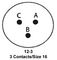 ITT CANNON KPT01F12-3S