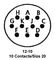 ITT CANNON MS3112E12-10SY