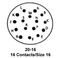 ITT CANNON KPSE06F20-16S