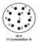 ITT CANNON MS3121E18-11P