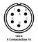 ITT CANNON MS3100R14S-6S