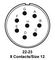 ITT CANNON MS3102E22-23P