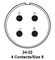 ITT CANNON MS3102E24-22SY