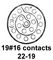 CINCH CONNECTIVITY SOLUTIONS BACC45FT22-19P7