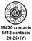 CINCH CONNECTIVITY SOLUTIONS BACC45FT20-25S8