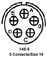 AMPHENOL INDUSTRIAL MS3106A14S-5P.