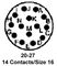 AMPHENOL INDUSTRIAL 97-3106A-20-27P.