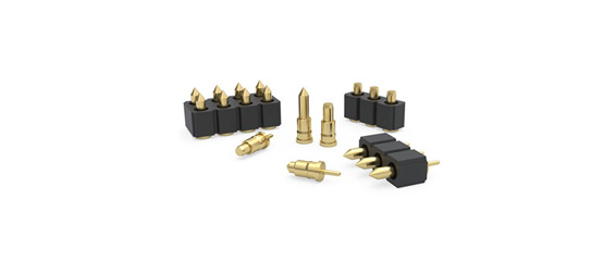 FLAT & POINTED TIP SPRING-LOADED PINS & CONNECTORS