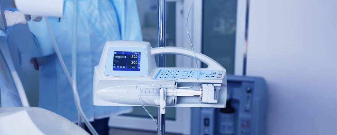 Touch Screen Enabled Syringe Pump