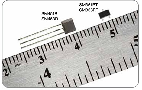 Figure 2: Magnetoresistive Sensor ICs SM351RT, SM451R, SM353RT, SM453R(Source)