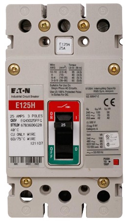 Figure 2: Molded Case Circuit Breaker from EATON (EATON CUTLER HAMMER EGH3060FFG) (Source)
