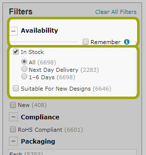 Delivery Filter