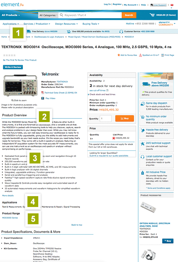 Enhanced Product Information