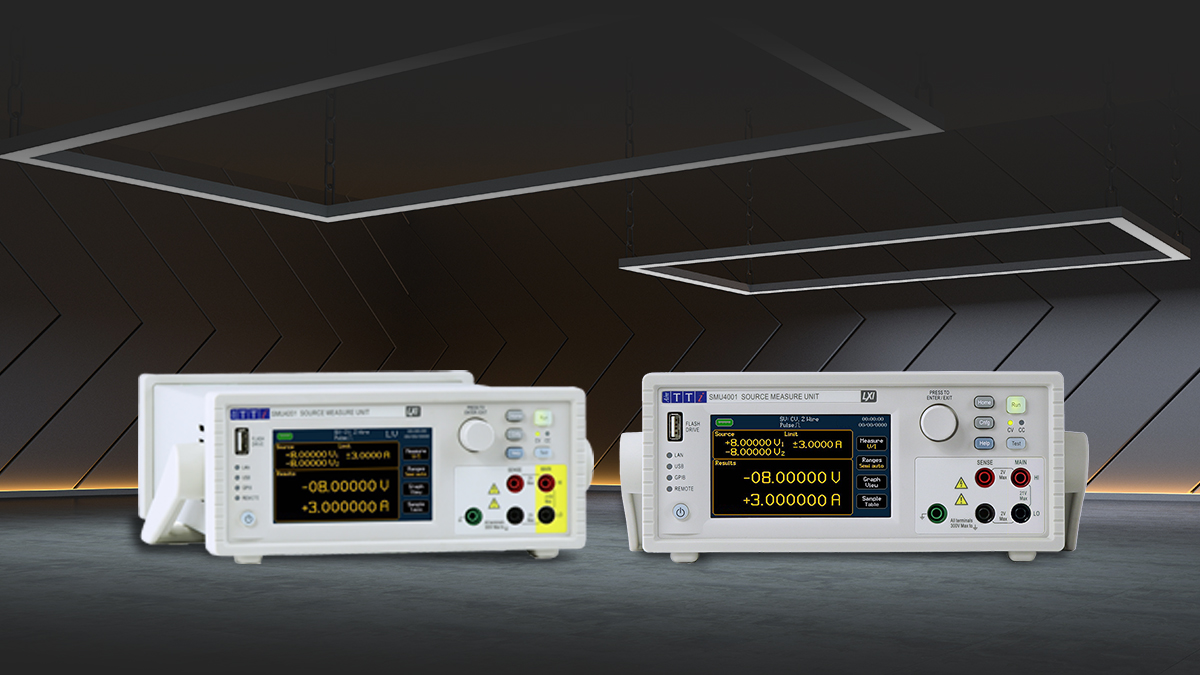 TTi - Characterizing field effect transistors using two SMUs